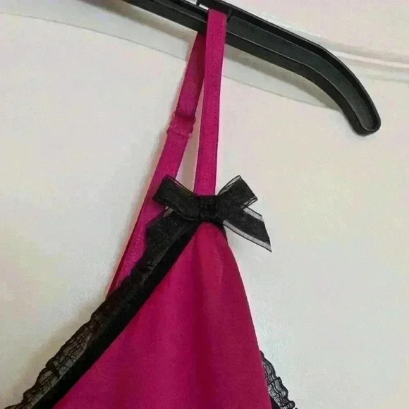 La senza frills and thrills hot pink camisole size large - Picture 5 of 6